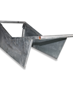 Trough flap CM/ESF w/opening angle large